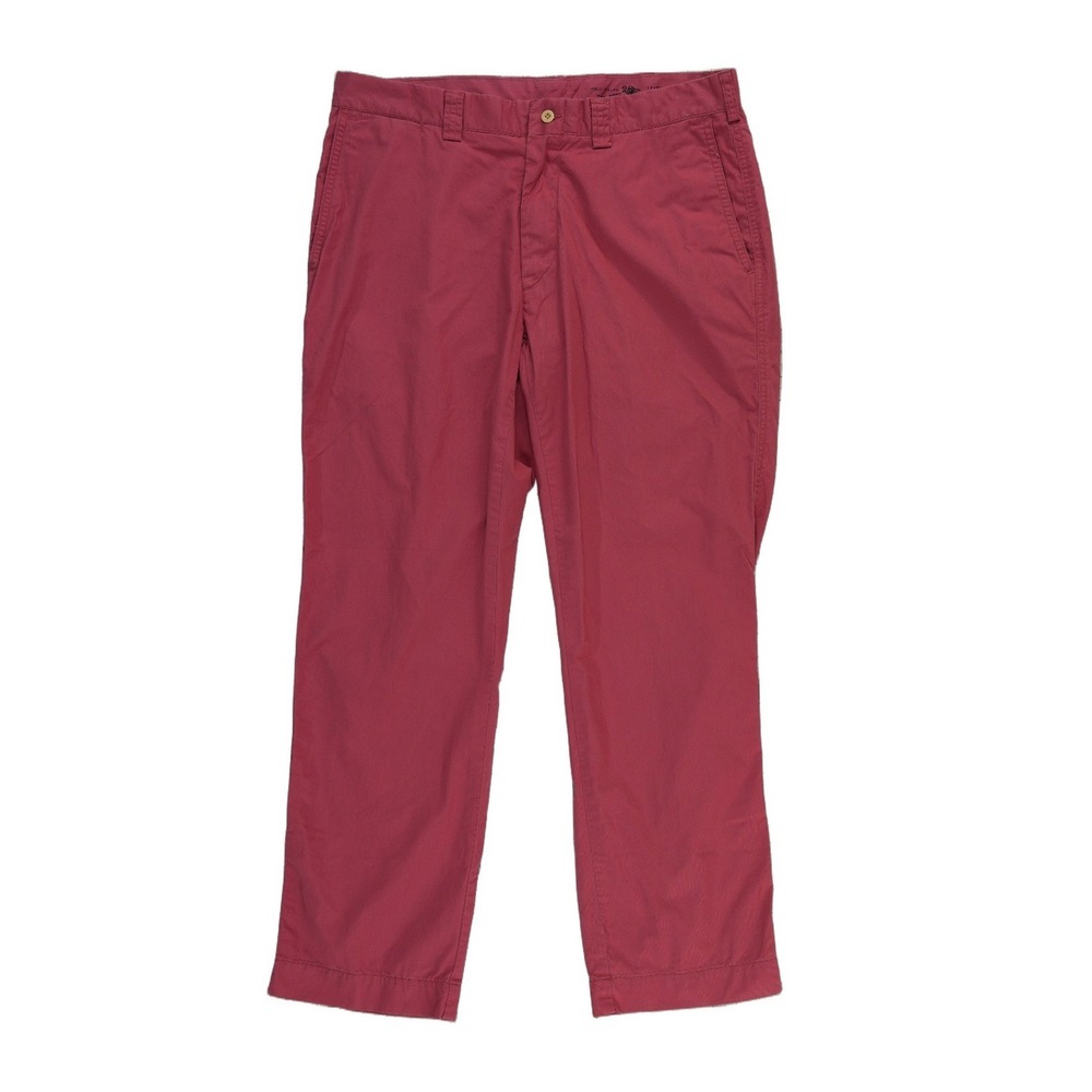 Polo Ralph Lauren Chino Pants Men's Size 34x30 Salmon Pima Cotton Straight Leg